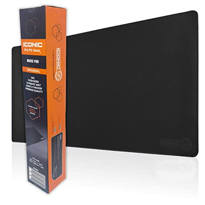 3XL Extended Gaming Mouse Pad/Mat 46"x20"(Stealth) - Large & Wide Desk Cloth Mousepad - Stitched/Water Proof/Non Slip Base - color: Stealth, size: 3XL 46"x20"