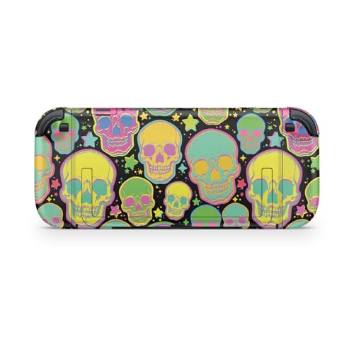Gaming Skin Compatible with Nintendo Switch 2 Console Only - Candy Skulls - Premium 3M Vinyl Protective Wrap Decal Cover - Easy to Apply | Crafted in The USA by MightySkins - color: Candy Skulls, size: Switch 2 Console Skin Only, style: Matte Finish