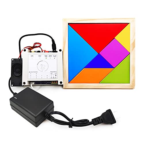 Escape Room Prop Tangram Props to Control 12V Magnetic Lock Escape Room Game Puzzle