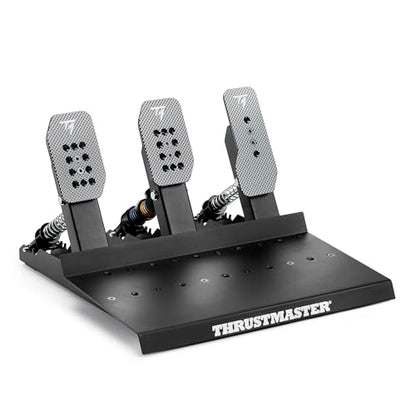 Thrustmaster Raceline Pedals III LC with Load Cell - PS5, XBOX & PC | 220 lb brake sensor, 24-bit resolution, H.E.A.R.T gas & clutch pedals, 100% metal, modular, pressure tuning thru software - style: Raceline Pedals III LC