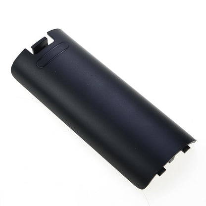 VAPXSGI 1Pcs 7 Colors Battery Cover Back Case For Wii Game Controller Remote Controller Gamepad Handle Battery Lid Door Shell Replacement (Black) - color: Black