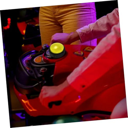 Cabilock Illuminated Button Push Button Start Lever Game Machine Replacement Arcade Push Cover