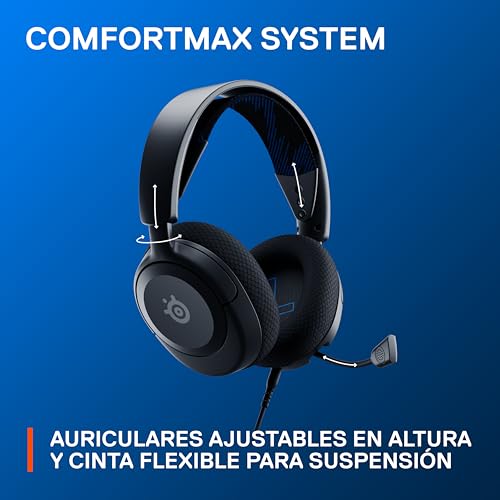 SteelSeries New Arctis Nova 1P Multi-System Gaming wired Headset — Hi-Fi Drivers — 360° Spatial Audio — Comfort Design — Durable — Lightweight—Noise-Cancelling Mic — PS5/PS4, PC, Xbox, Switch - Black - color: Black