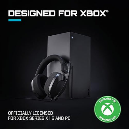 RIG R5 Spear PRO HX Wired Gaming Headset Officially Licensed for Xbox | Series X|S, Xbox One, PC - 40mm Graphene Drivers, Dolby Atmos, Flip-to-Mute Mic, Memory Foam Cushions - Universal 3.5mm - color: Black