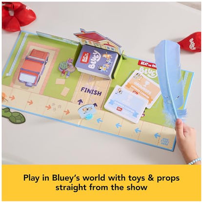 Spin Master Games Bluey Beat the Parents Board Game | Kids vs. Parents Showdown, Compete in Fun Challenges & Trivia from the Bluey TV Show, For 2-6 Players, Ages 5 & Up