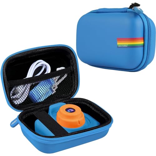 Leayjeen Kids Camera Case Compatible with Seckton/Desuccus/SINEAU/Rindol Upgrade Kids Toys Camera and Kids Digital Video Cameras for Toddler,Christmas Gifts and Birthday Gifts for Boys-Blue(Case Only) | Fits CIMELR/Seckton/OZMI Kids Toy Cameras and Childr