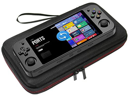 Maoershan Protable Hard Travel Carrying Case For X9 Preloaded RG552 RG351 RGB10 Handheld Game Console 5/5.1 inch Retro Handheld Android System Video Games Consoles（Only Case）