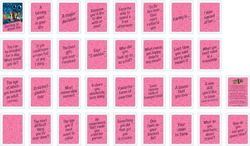 Trainers Warehouse Unzip It! Deck - Getting to Know You | Conversation Starters | Learn More About one Another | Set of 30 Prompt Cards (Getting to Know You Deck only) - color: Getting to Know You Deck Only