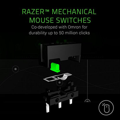 Razer Mamba Elite Wired Gaming Mouse: 16,000 DPI Optical Sensor - Chroma RGB Lighting - 9 Programmable Buttons - Mechanical Switches - style: Mamba Elite