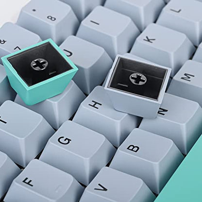 171 Keys PBT Custom Gaming Keycaps Double Shot Cherry Profile for ANSI US Layout 60% 65% 75% Mechanical Keyboard(Hammerhead Shark) - color: Hammerhead shark