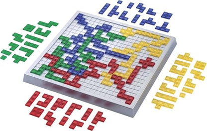 Mattel Games Blokus XL Board Games for Family Night, Brain Games for 2 to 4 Players, Oversized Board and Pieces (Amazon Exclusive) | Classic Strategy Play with "Just One Rule," featuring Oversized Board and Pieces (Amazon Exclusive)