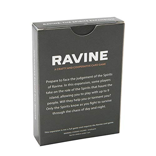 Stellar Factory Ravine Expansion The Spirits, Up to 9 Players | Adds a competitive mode: one player vs. the rest | 4 new card types: Wreckage, Madness, Forage & Night | requires base game