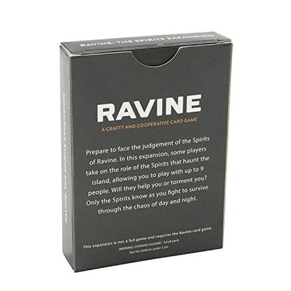 Stellar Factory Ravine Expansion The Spirits, Up to 9 Players | Adds a competitive mode: one player vs. the rest | 4 new card types: Wreckage, Madness, Forage & Night | requires base game