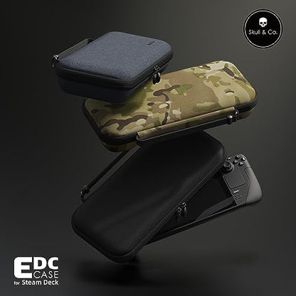 Skull & Co. EDC Case: Slim Carrying Case for Steam Deck- Multi-Camo