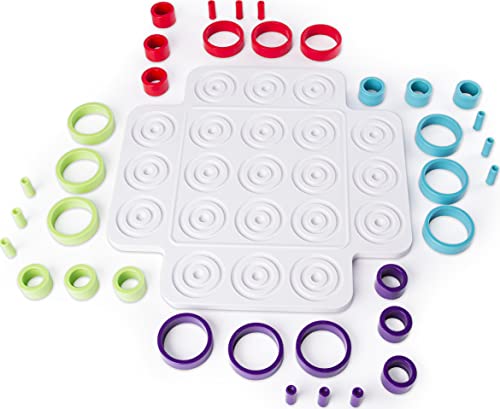 Marbles Otrio Strategy-Based Board Game for 2-4 Players Aged 6+