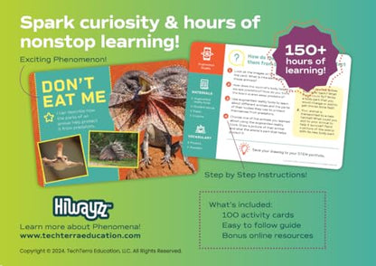STEM Activity Cards Ages 5+ | 100 Cards for Classroom Activities | Over 150 Hours of Hands-On Science Exploration | Teacher Must-Haves - style: Ages 5+