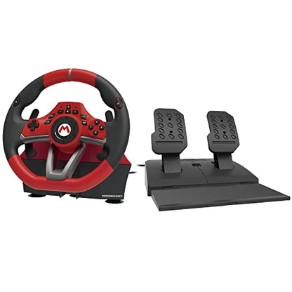 Nintendo Switch Mario Kart Racing Wheel Pro Deluxe By HORI,USB - Officially Licensed By Nintendo - style: Switch - Mario Kart Pro Deluxe