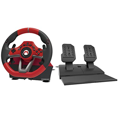 Nintendo Switch Mario Kart Racing Wheel Pro Deluxe By HORI,USB - Officially Licensed By Nintendo - style: Switch - Mario Kart Pro Deluxe