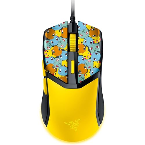 Razer Cobra Wired Gaming Mouse, 58g, Pokémon Edition | Gen-3 Optical Switches, Chroma RGB Lighting, Precise 8500 DPI Optical Sensor, 100% PTFE Mouse Feet, Speedflex Cable - color: Pokémon Edition