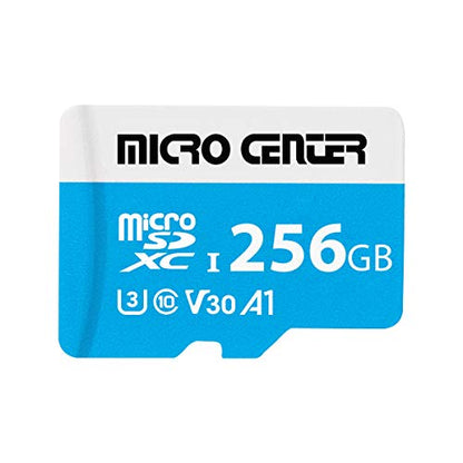 Micro Center Premium 256GB microSDXC Card, Nintendo-Switch Compatible Micro SD Card, UHS-I C10 U3 V30 4K UHD Video A1 Flash Memory Card with Adapter (256GB) - size: U3 A1 - 256GB