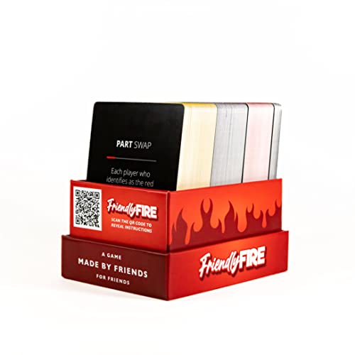 Friendly Fire Roasting Card Game for Adults - Ideal for Memorable Family Nights, Adult Game Night, and Hilarious Parties - Funny Gifts for Adults