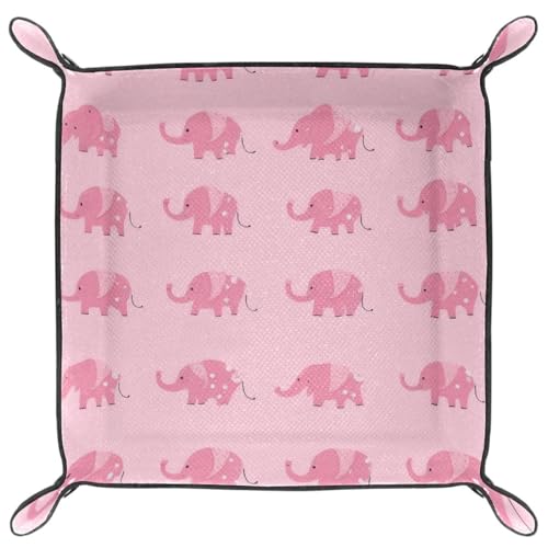 Pink Elephants Dice Tray Dice Rolling Tray Folding Dice Holder for Dice Games, Like RPG, DND and Other Table Games - color: Multi 18