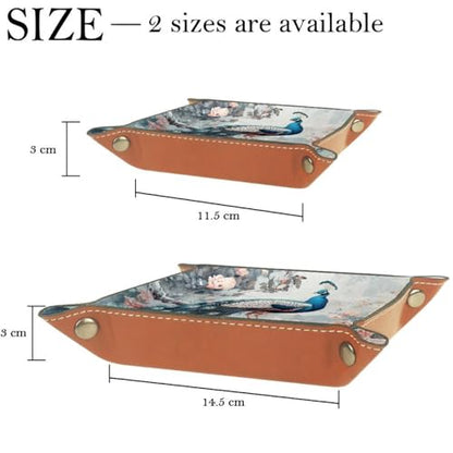 Peacock Flower Dice Tray Dice Rolling Tray Folding Dice Holder for Dice Games, Like RPG, DND and Other Table Games - color: Multi 14