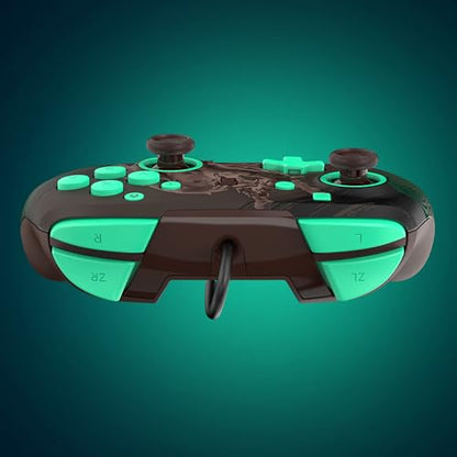 Turtle Beach Rematch Wired Controller The Legend of Zelda Nintendo Switch 2 | Nintendo Switch 2, Lite, OLED, Hall-Effect Thumbsticks, 2 Mappable Buttons, Glows-in-the-Dark, C-Button, The Legend of Zelda - color: Zelda