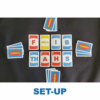 Word Card Game, Fun Family Word Game for Adults, Kids, Game Night, 1-6 Players, Ages 8+