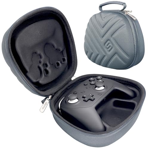 Carrying Case Compatible with Nintendo Switch 2 Pro Controller, Buttons & Joysticks Full Protection, Hard Shell Original Switch Controller Travel Storage Case, Grey - color: Grey Special Edition