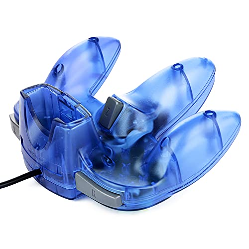 KIWITATA Classic N64 USB Controller for PC, Wired N64 Remote Game Pad Joypad Controller for Windows 7 8 11 & MAC & Raspberry Pi - color: blue
