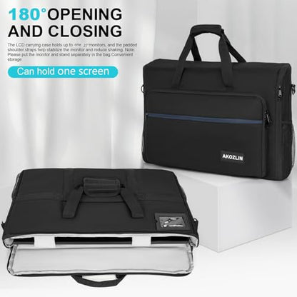 AKOZLIN LCD Screens/TVs Transport Tote Bag for 27" - 32" Displays Padded Monitor Carrying Travel Case (NOT FOR IMAC) With Shoulder Strap Accessories Pocket - size: For 27"- 32" Screen