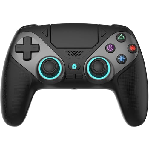 Dinosoo Replacement Controller for PS5/Xbox Series X|S with gamepad, video game controller, gaming controller, works with PS5/Xbox One and Windows 10/11 - color: Dark‌