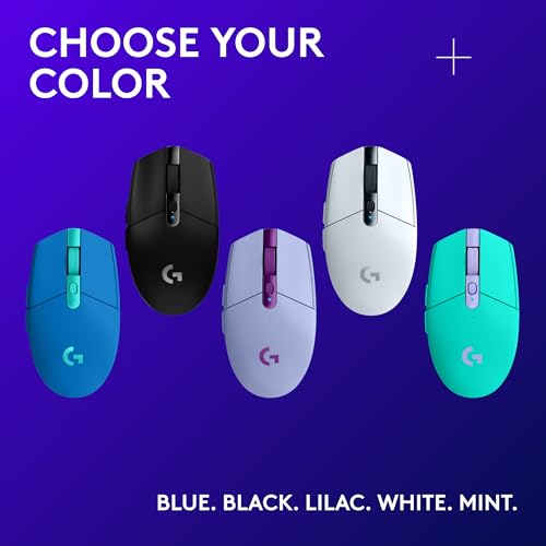 Logitech G305 Lightspeed Wireless Gaming Mouse - Blue - color: Blue, style: Classic