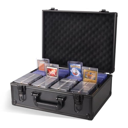 Toploader Storage Box Trading Card Storage Case, Sports Baseball Card Storage Box, Cards Case Holder (Holds 630+ Toploaders)
