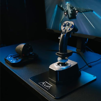 Thrustmaster Sol-R3 AVA Add-On Space Combat Flight Stick Grip - PC | 21 action buttons, 2 triggers, 2 hat switches, ministick, thumbwheel, 16-bit Hall-Effect, 2 STAR cams, ambidextrous grip - style: Sol-R3 Grip Add-On