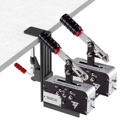 YAARHEJ Heavy-Duty Sim Racing Desk Mount for Shifters & Handbrakes - Universal Fit for Logitech, Thrustmaster TH8A/TSS, Fanatec Clubsport