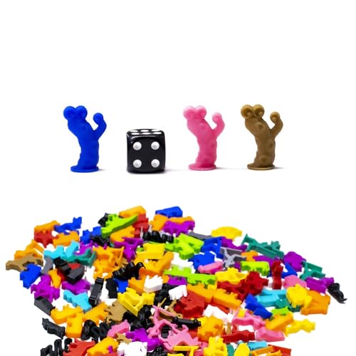 25PCS Cute Monster Miniature | Board Game Pieces Accessories Miniatures, Pink - color: Pink, size: Pack of 25