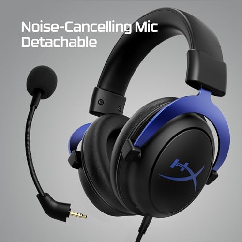HyperX Cloud - Gaming Headset, Memory Foam Comfort, Noise-Cancelling mic, Durable Aluminum Frame. - size: Medium (Pack of 1)