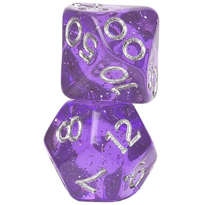 Stranger Things: Mini Dice Cup - Demogorgon - 7pc Purple & White Polyhedral Set, Detailed Character Sculpt On Glass Cup, Collectible RPG Accessories - style: Demogorgon