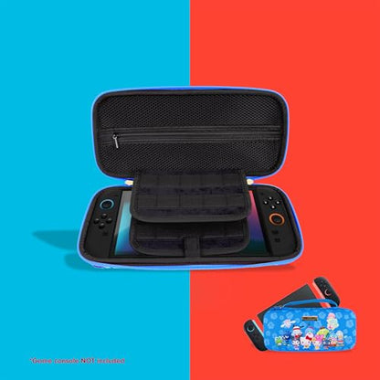 Sonix x Sanrio Carrying Case for Nintendo Switch 2, Switch 1, Lite, OLED, Protective Travel Case with Game Cartridge Storage | Hello Kitty Island Adventure Crew (Blue) - color: Hello Kitty Island Adventure Crew