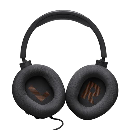 JBL Quantum 100M2 Wired Gaming Headset, Detachable Mic - Black | Memory Foam Ear Cushions And 3.5 Mm Jack Work With PC, PlayStation, Xbox, Nintendo Switch For Immersive PC Gaming Sessions - color: Black