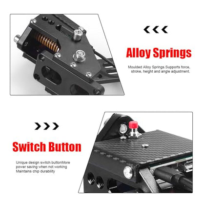 64Bit PC/PS4/PS5 USB Handbrake Upgrade SIM Racing Games Handbrake,Only compatible with Windows 10,PC USB all Steering wheel available,1.8M Cable/With Fixing Clip/Reinforced Spring