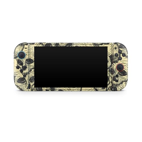 Glossy Glitter Gaming Skin Compatible with Nintendo Switch 2 Console Only - Inked Skulls - Premium 3M Vinyl Protective Wrap Decal Cover - Easy to Apply | Crafted in The USA by MightySkins - color: Inked Skulls, size: Switch 2 Console Skin Only, style: Glo