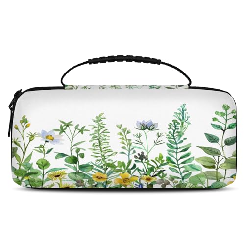 Adornori Carry Case Compatible with Nintendo Switch 2, with 20 Games Cartridges, Portable Travel Carrying Case Pouch for Accessories & Game Cards, Spring Wildflowers - color: Multicolor 17