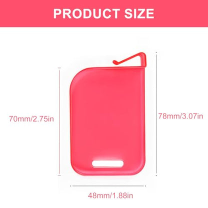 5pieces Trading Card Box Baffle Clip Card Storage Partition Board Card Box Divider Clapboard - color: Gray