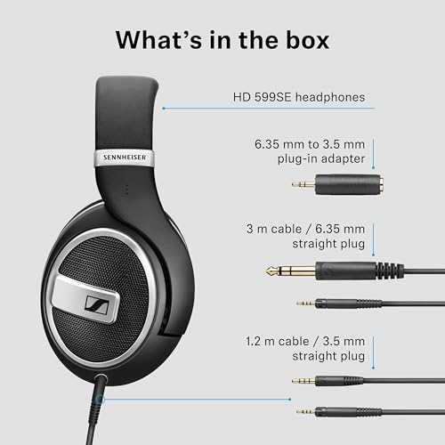 Sennheiser HD 599 SE Around Ear Open Back Headphone (Renewed) - style: HD 599 SE