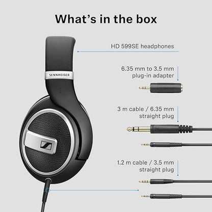 Sennheiser HD 599 SE Around Ear Open Back Headphone (Renewed) - style: HD 599 SE