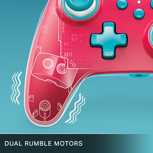 PowerA Nano Enhanced Wired Controller for Xbox Series X|S - Red Sky, portable, compact, gamepad, hall effect thumbsticks, gaming controller, works with Xbox One and Windows 10/11 - color: Various