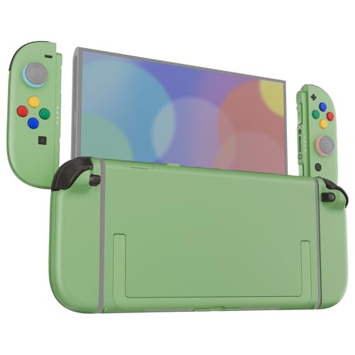 eXtremeRate DIY Replacement Shell Buttons for Nintendo Switch 2, Custom Full Set Rear Back Plate Controller Housing with Button for Switch 2 Handheld Console & Joycon 2 - Deluxe Version - Matcha Green - color: Matcha Green
